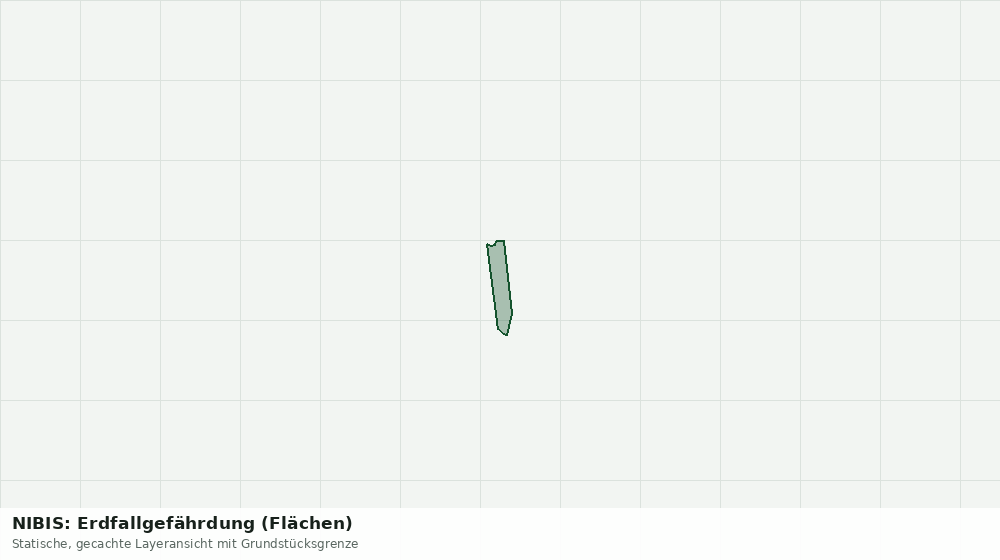 Statische Kartenansicht: NIBIS: Erdfallgefährdung (Flächen)