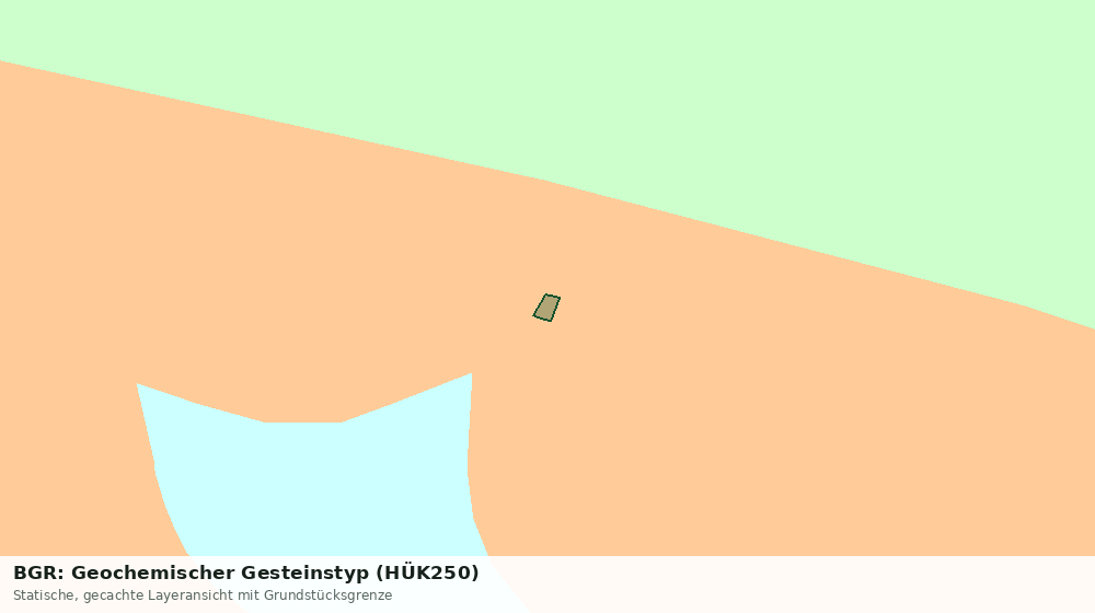Statische Kartenansicht: BGR: Geochemischer Gesteinstyp (HÜK250)