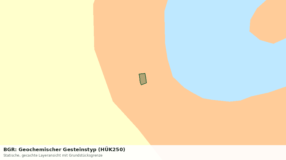Statische Kartenansicht: BGR: Geochemischer Gesteinstyp (HÜK250)