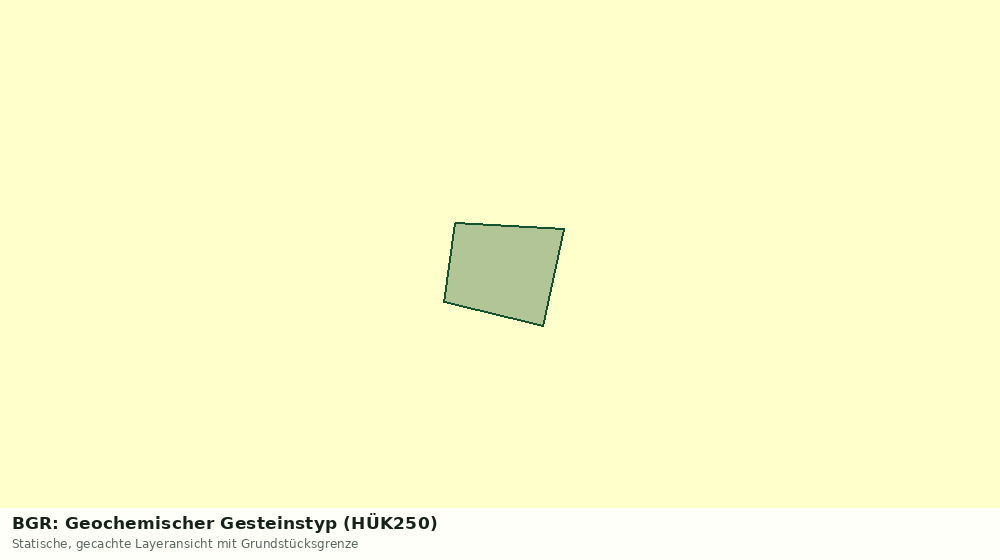 Statische Kartenansicht: BGR: Geochemischer Gesteinstyp (HÜK250)