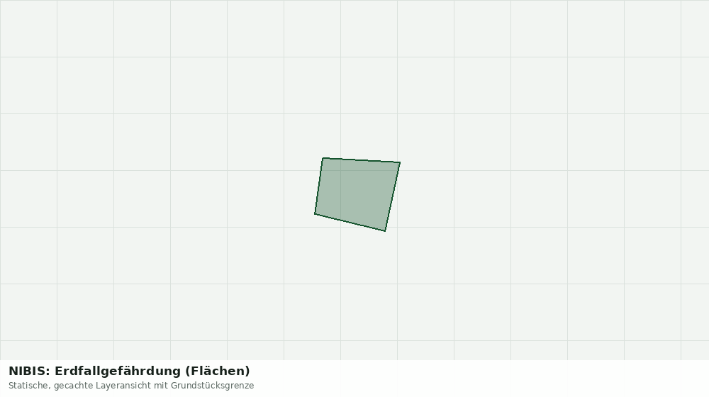 Statische Kartenansicht: NIBIS: Erdfallgefährdung (Flächen)