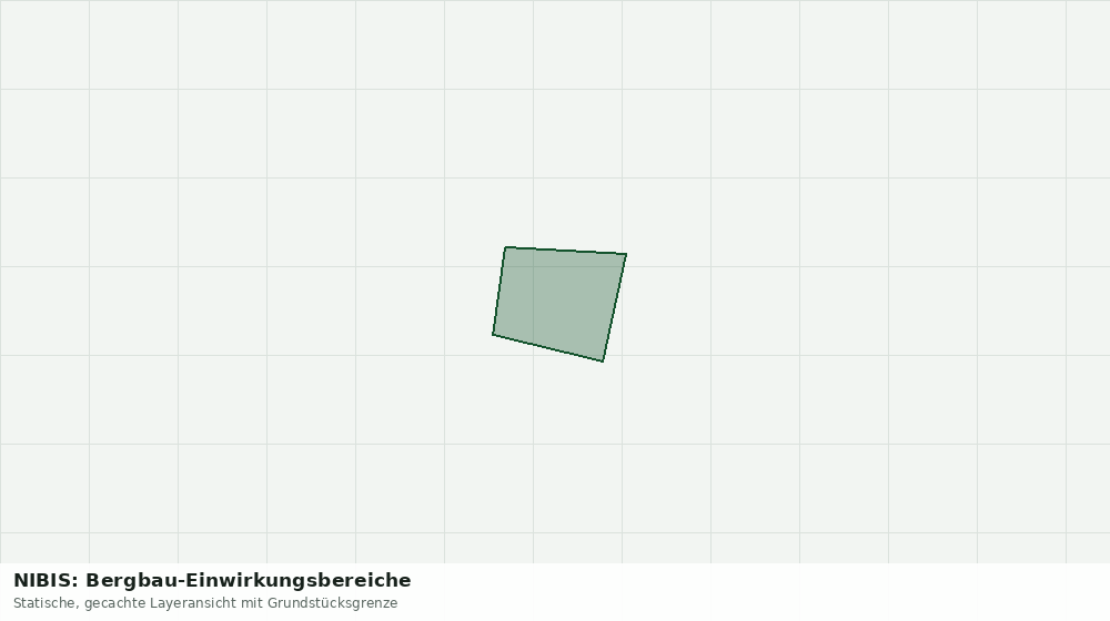 Statische Kartenansicht: NIBIS: Bergbau-Einwirkungsbereiche