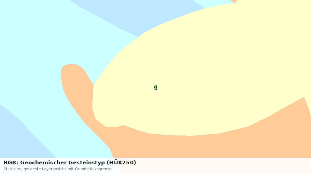 Statische Kartenansicht: BGR: Geochemischer Gesteinstyp (HÜK250)