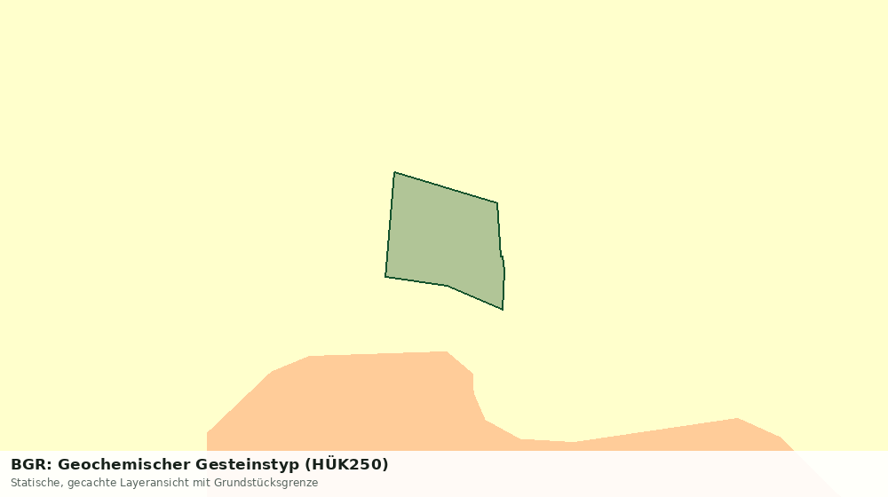 Statische Kartenansicht: BGR: Geochemischer Gesteinstyp (HÜK250)