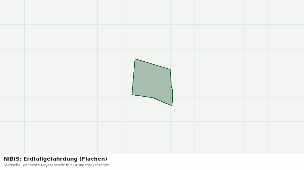 Statische Kartenansicht: NIBIS: Erdfallgefährdung (Flächen)