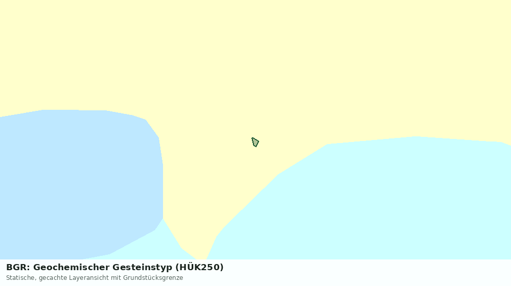 Statische Kartenansicht: BGR: Geochemischer Gesteinstyp (HÜK250)