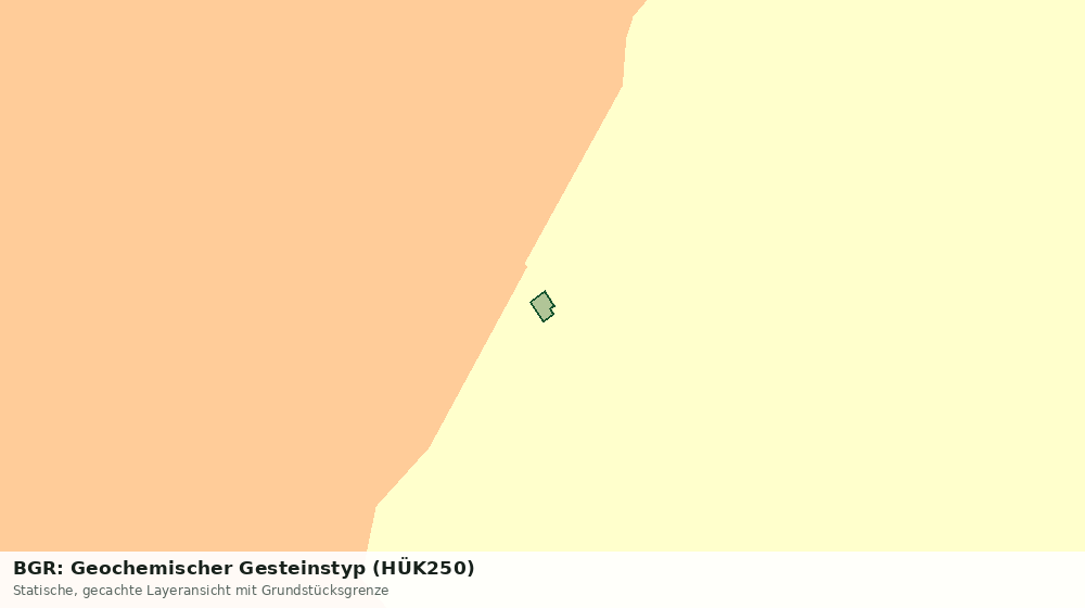 Statische Kartenansicht: BGR: Geochemischer Gesteinstyp (HÜK250)