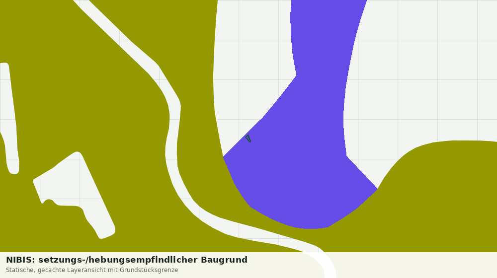 Statische Kartenansicht: NIBIS: setzungs-/hebungsempfindlicher Baugrund