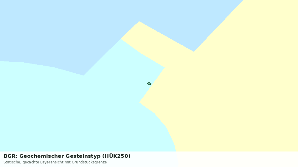 Statische Kartenansicht: BGR: Geochemischer Gesteinstyp (HÜK250)