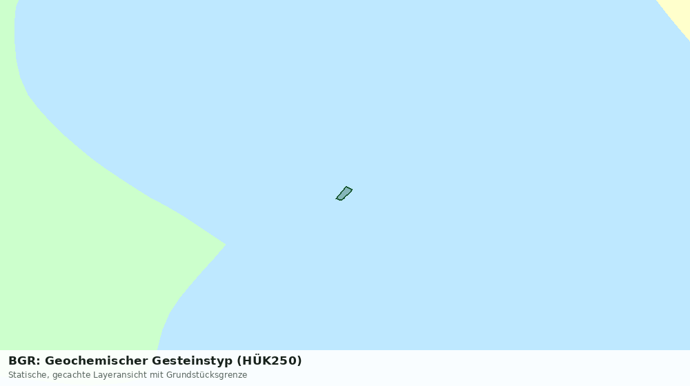 Statische Kartenansicht: BGR: Geochemischer Gesteinstyp (HÜK250)