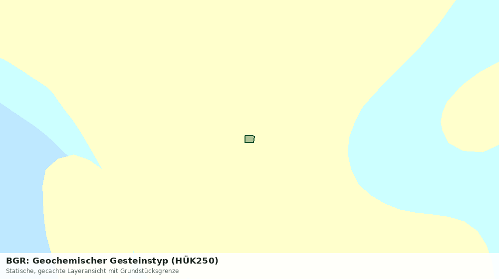 Statische Kartenansicht: BGR: Geochemischer Gesteinstyp (HÜK250)