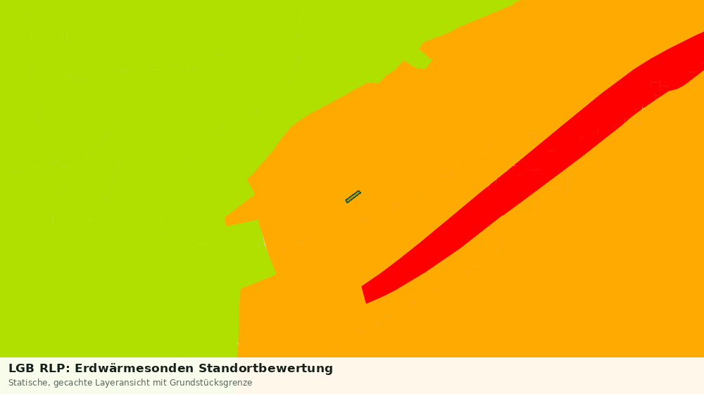 Statische Kartenansicht: LGB RLP: Erdwärmesonden Standortbewertung