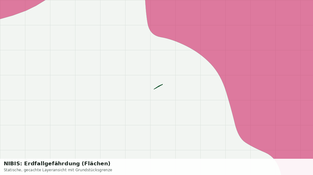 Statische Kartenansicht: NIBIS: Erdfallgefährdung (Flächen)