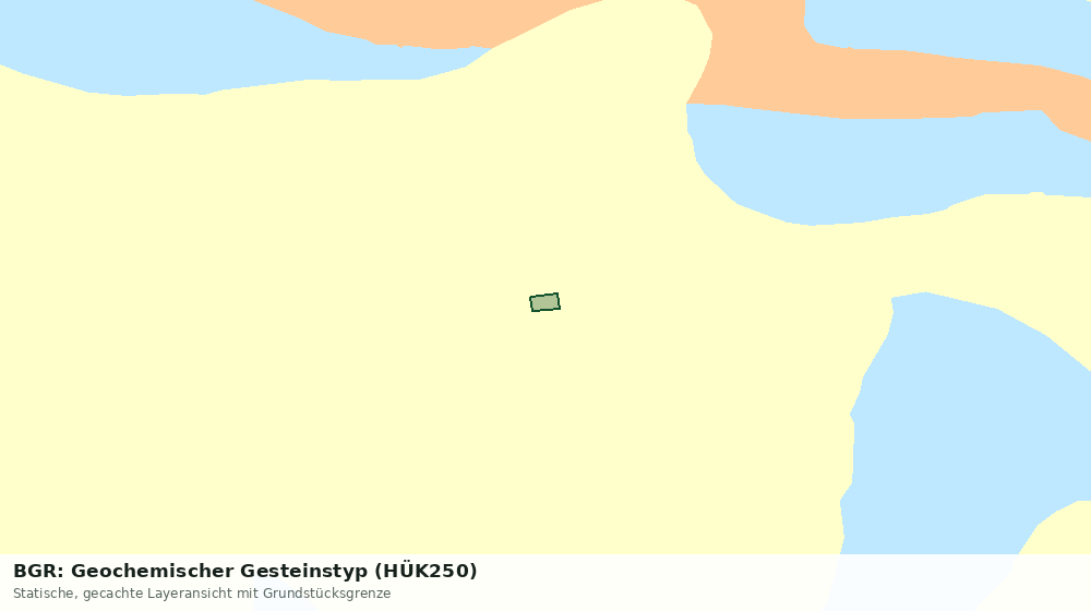 Statische Kartenansicht: BGR: Geochemischer Gesteinstyp (HÜK250)