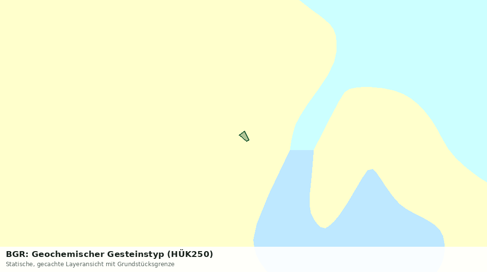 Statische Kartenansicht: BGR: Geochemischer Gesteinstyp (HÜK250)