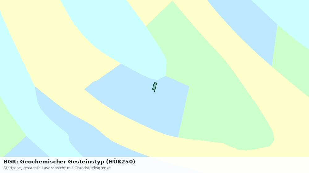 Statische Kartenansicht: BGR: Geochemischer Gesteinstyp (HÜK250)