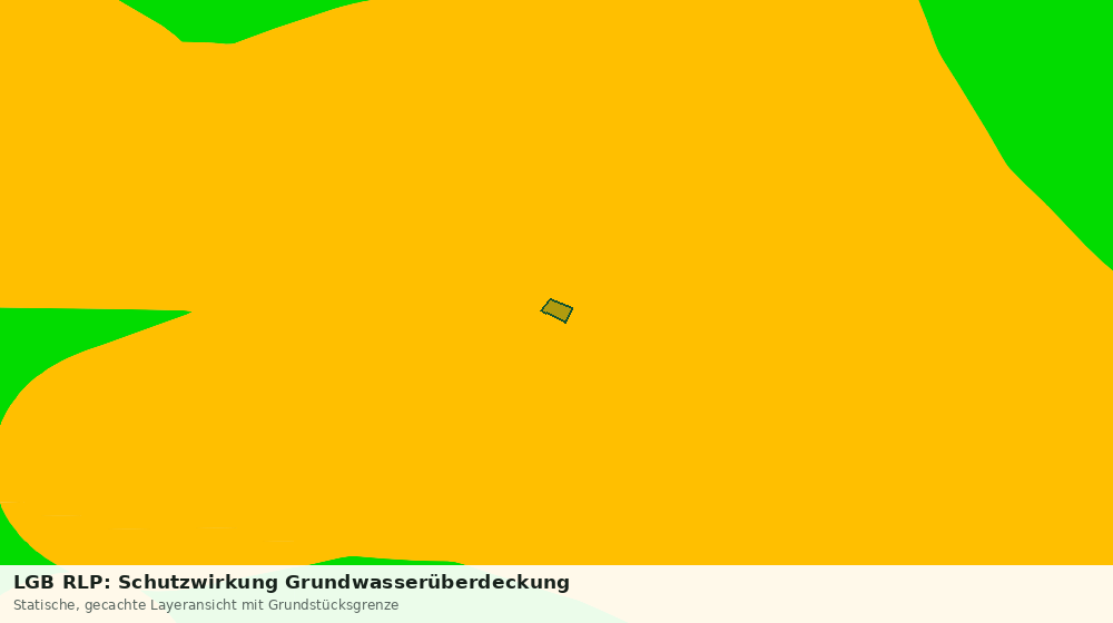 Statische Kartenansicht: LGB RLP: Schutzwirkung Grundwasserüberdeckung