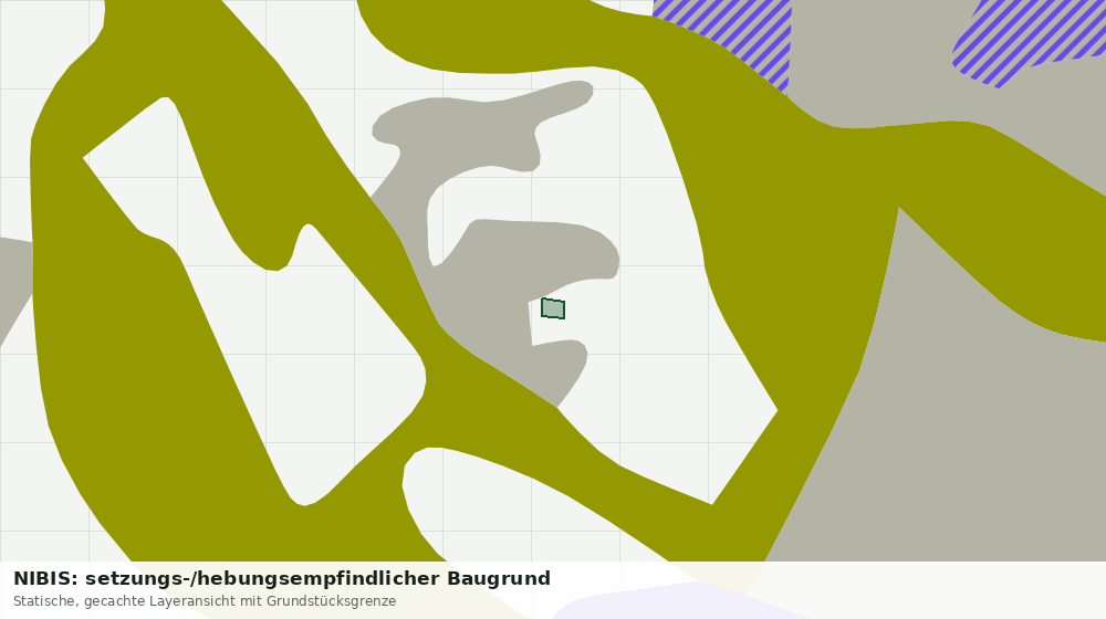 Statische Kartenansicht: NIBIS: setzungs-/hebungsempfindlicher Baugrund