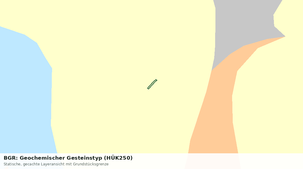 Statische Kartenansicht: BGR: Geochemischer Gesteinstyp (HÜK250)
