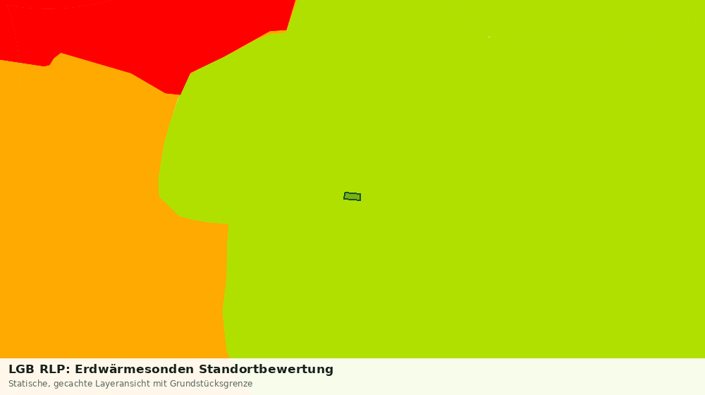 Statische Kartenansicht: LGB RLP: Erdwärmesonden Standortbewertung