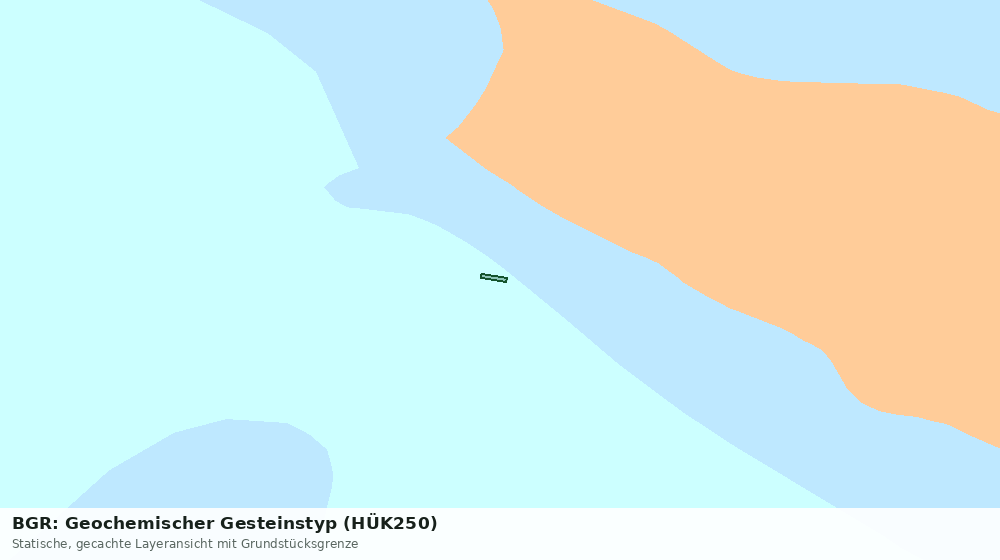 Statische Kartenansicht: BGR: Geochemischer Gesteinstyp (HÜK250)