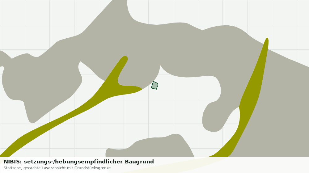 Statische Kartenansicht: NIBIS: setzungs-/hebungsempfindlicher Baugrund