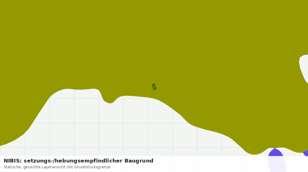 Statische Kartenansicht: NIBIS: setzungs-/hebungsempfindlicher Baugrund