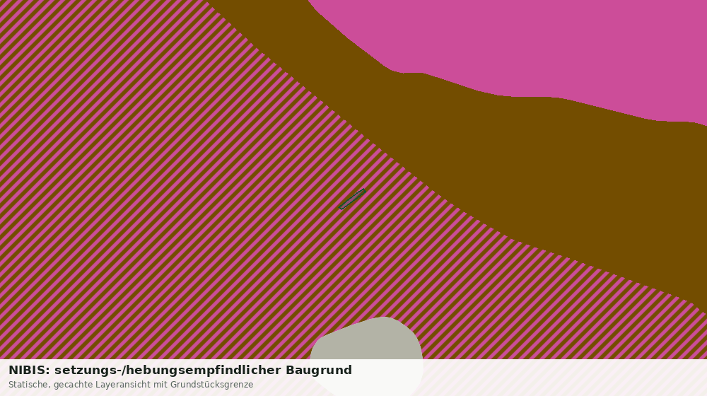 Statische Kartenansicht: NIBIS: setzungs-/hebungsempfindlicher Baugrund