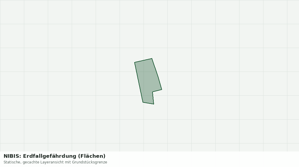 Statische Kartenansicht: NIBIS: Erdfallgefährdung (Flächen)