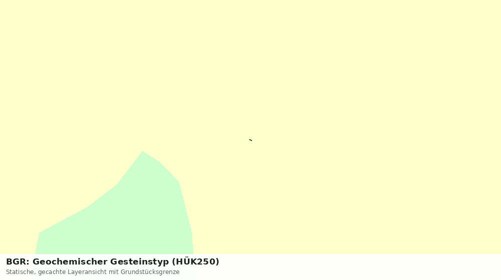 Statische Kartenansicht: BGR: Geochemischer Gesteinstyp (HÜK250)