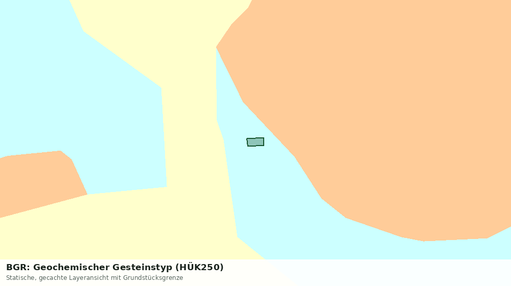 Statische Kartenansicht: BGR: Geochemischer Gesteinstyp (HÜK250)