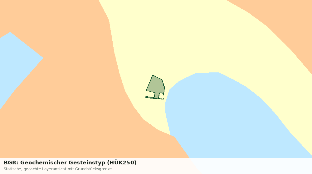 Statische Kartenansicht: BGR: Geochemischer Gesteinstyp (HÜK250)