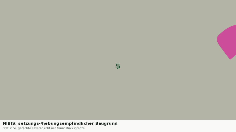 Statische Kartenansicht: NIBIS: setzungs-/hebungsempfindlicher Baugrund