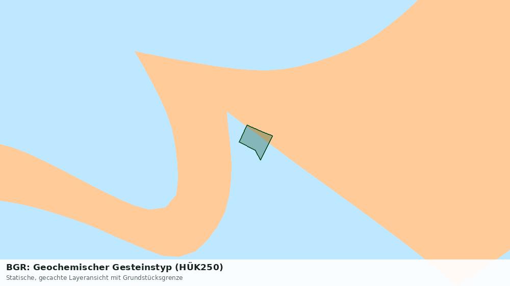 Statische Kartenansicht: BGR: Geochemischer Gesteinstyp (HÜK250)