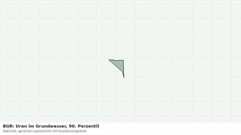 Statische Kartenansicht: BGR: Uran im Grundwasser, 90. Perzentil
