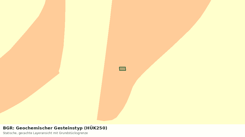 Statische Kartenansicht: BGR: Geochemischer Gesteinstyp (HÜK250)
