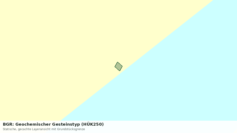 Statische Kartenansicht: BGR: Geochemischer Gesteinstyp (HÜK250)
