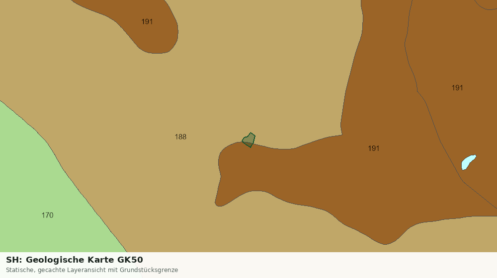 Statische Kartenansicht: SH: Geologische Karte GK50