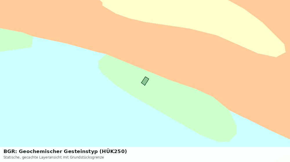 Statische Kartenansicht: BGR: Geochemischer Gesteinstyp (HÜK250)