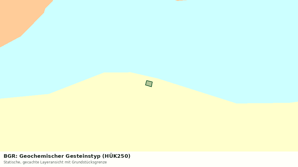 Statische Kartenansicht: BGR: Geochemischer Gesteinstyp (HÜK250)