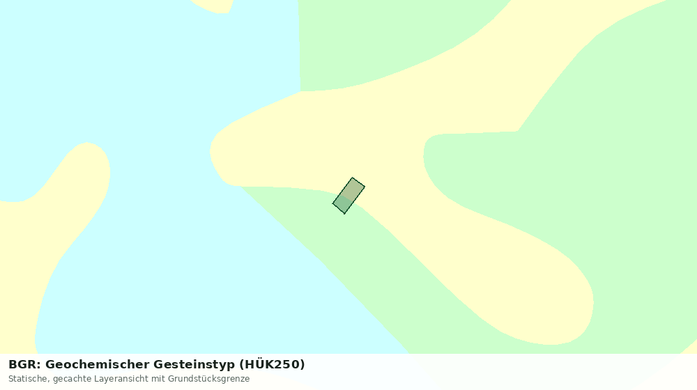 Statische Kartenansicht: BGR: Geochemischer Gesteinstyp (HÜK250)