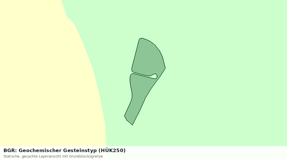 Statische Kartenansicht: BGR: Geochemischer Gesteinstyp (HÜK250)