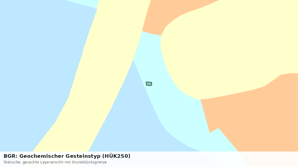 Statische Kartenansicht: BGR: Geochemischer Gesteinstyp (HÜK250)