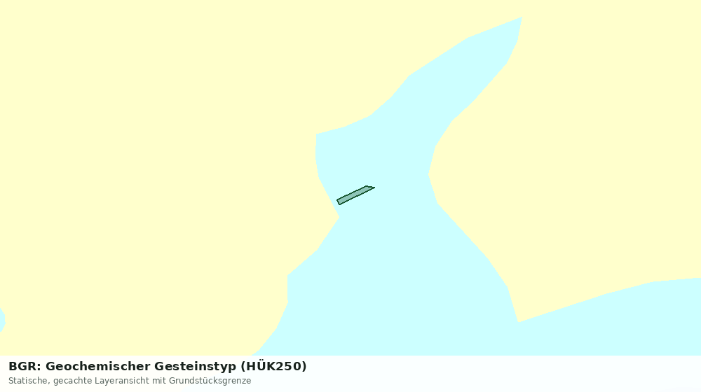 Statische Kartenansicht: BGR: Geochemischer Gesteinstyp (HÜK250)