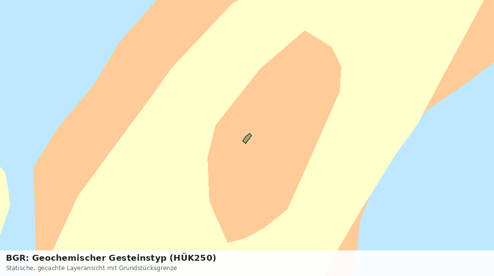 Statische Kartenansicht: BGR: Geochemischer Gesteinstyp (HÜK250)