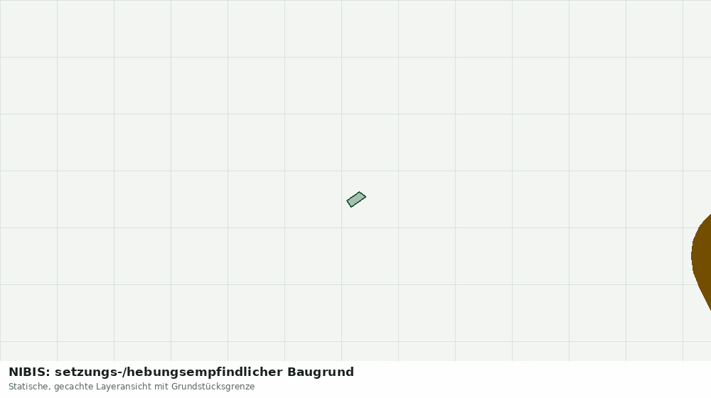 Statische Kartenansicht: NIBIS: setzungs-/hebungsempfindlicher Baugrund