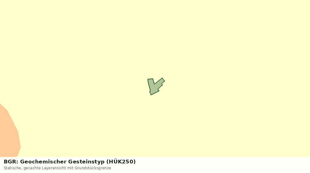 Statische Kartenansicht: BGR: Geochemischer Gesteinstyp (HÜK250)
