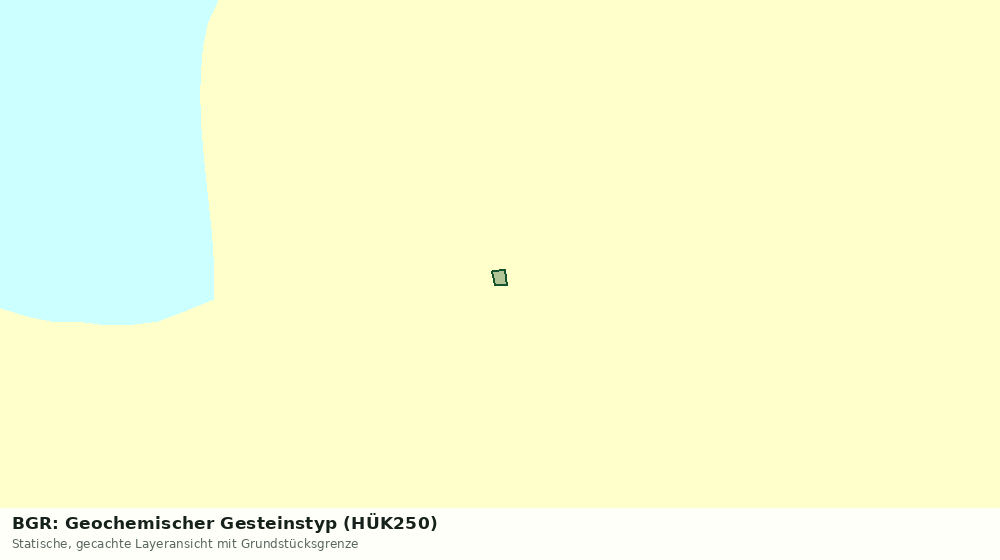 Statische Kartenansicht: BGR: Geochemischer Gesteinstyp (HÜK250)