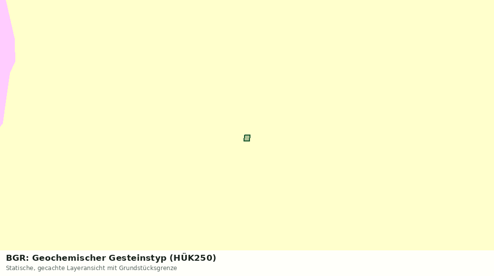 Statische Kartenansicht: BGR: Geochemischer Gesteinstyp (HÜK250)