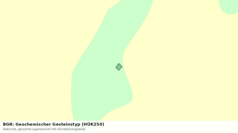 Statische Kartenansicht: BGR: Geochemischer Gesteinstyp (HÜK250)